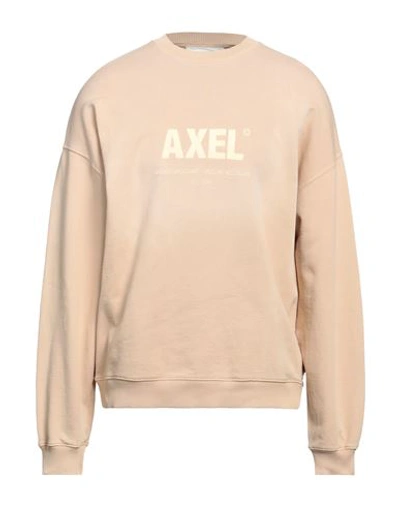Shop Axel Arigato Man Sweatshirt Sand Size L Organic Cotton In Beige