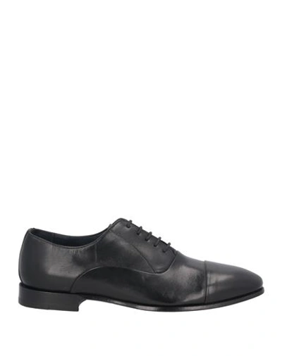 Shop Calpierre Man Lace-up Shoes Black Size 9 Leather