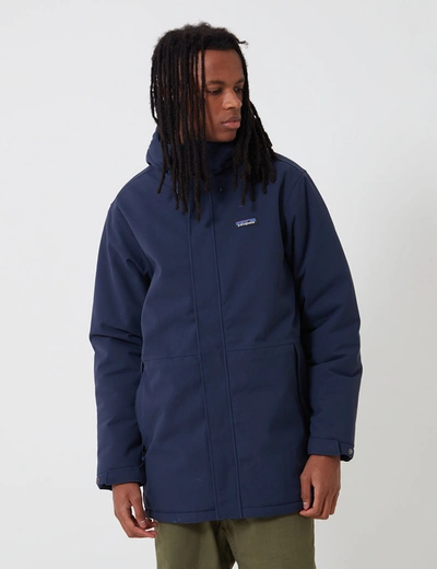 Shop Patagonia Lone Mountain Parka In Navy Blue