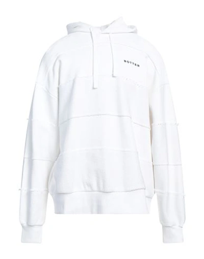 Botter Man Sweatshirt White Size L Organic Cotton In White