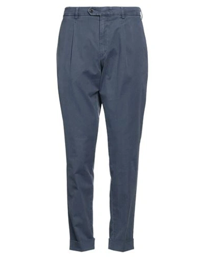 Shop Mmx Man Pants Slate Blue Size 35w-32l Organic Cotton, Polyester, Elastane