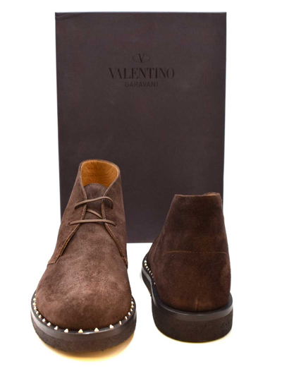 Shop Valentino Garavani Boot In Marrón