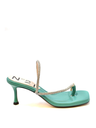 Shop N°21 N 21 Sandals In Verde