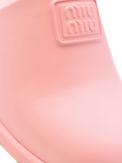 Shop Miu Miu Mules In Pink