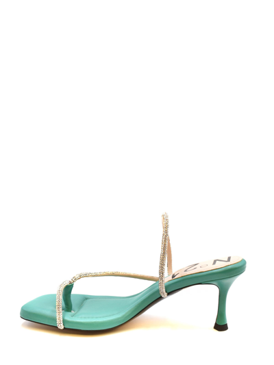 N°21 Sandalias - Verde In Verde