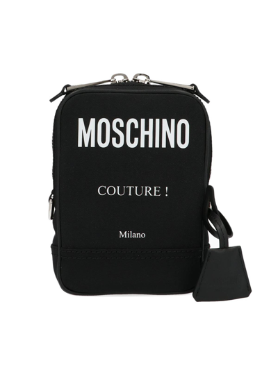 Shop Moschino Couture Shoulder Bag In Black In Negro