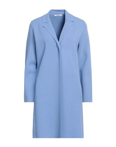 Shop Kangra Woman Cardigan Pastel Blue Size 6 Viscose, Polyester, Elastane
