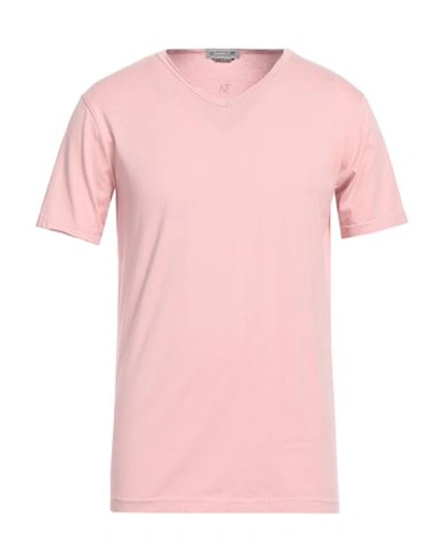 Shop Daniele Alessandrini Homme Man T-shirt Pink Size M Cotton