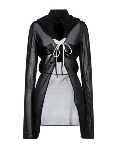 Shop Ottolinger Woman Cardigan Black Size M Viscose, Polyester