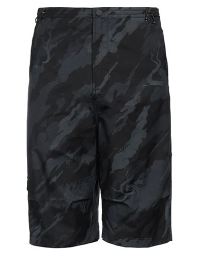Shop Maharishi Man Shorts & Bermuda Shorts Steel Grey Size L Organic Cotton, Recycled Polyester