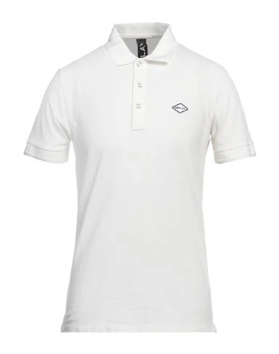 Shop Replay Man Polo Shirt White Size S Cotton