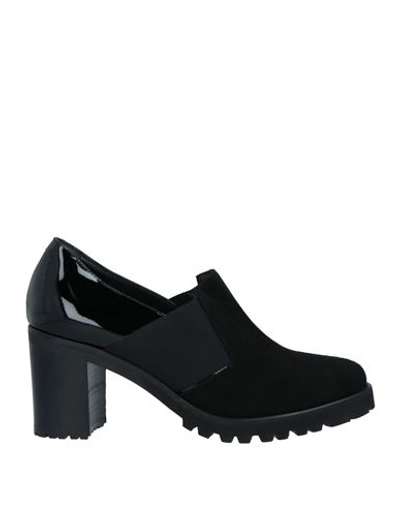 Shop Zanfrini Cantù Woman Loafers Black Size 7.5 Leather
