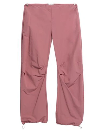 Shop Alessandro Vigilante Woman Pants Pastel Pink Size 4 Cotton, Polyamide, Elastane