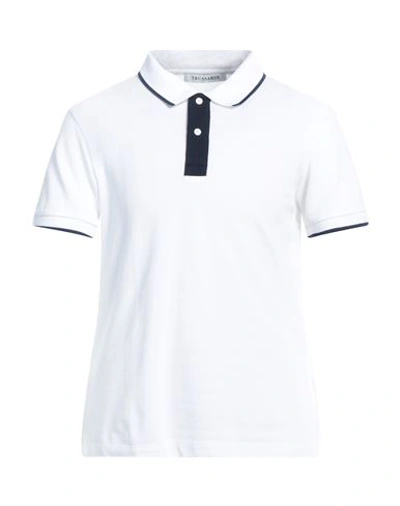 Trussardi Man Polo Shirt White Size Xxl Cotton In White