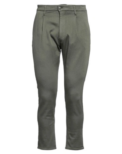 Shop Drykorn Man Pants Military Green Size 33w-34l Cotton, Modal, Polyester, Elastane