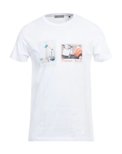 Shop Daniele Alessandrini Homme Man T-shirt White Size M Cotton