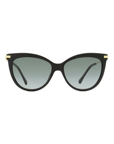 Shop Jimmy Choo Cat Eye Tinsley /g Sunglasses Woman Sunglasses Black Size 56 Acetate, Metal
