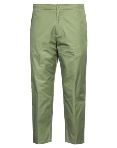 Shop Costumein Man Pants Military Green Size 38 Cotton