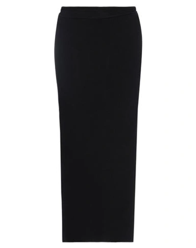 Shop Christopher Esber Woman Maxi Skirt Black Size L Rayon, Nylon