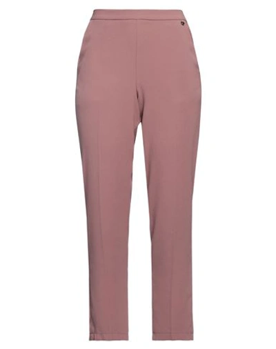 Rebel Queen Woman Pants Pink Size L Polyester In Pink