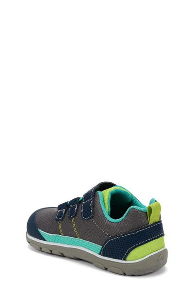 See Kai Run Summit Low Top Sneaker In Gray/ Multi