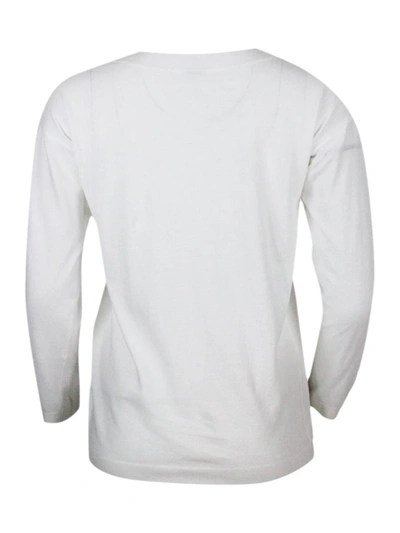 Shop Malo Sweaters In White