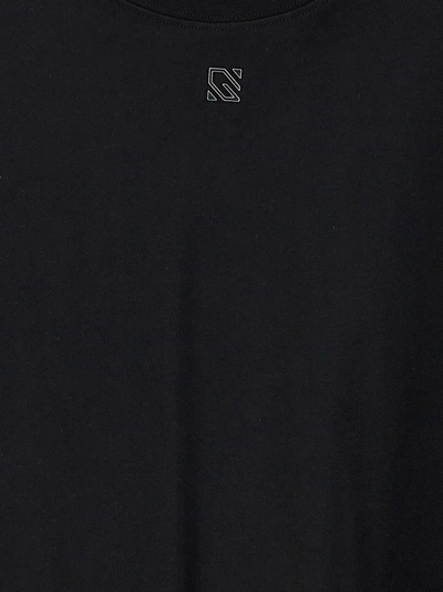 Shop Giuseppe Di Morabito Crystal Sleeve Dress T-shirt Black