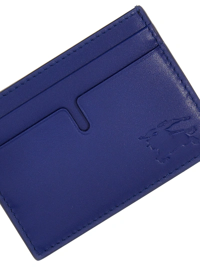 Shop Burberry Equestrian Knight Design Wallets, Card Holders Blue