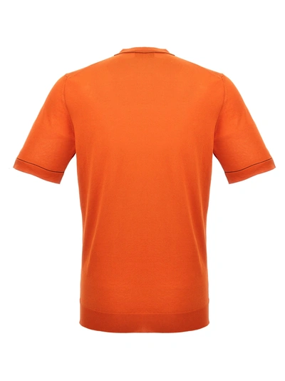 Shop Moorer Jairo T-shirt Orange