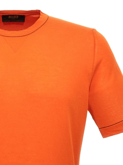 Shop Moorer Jairo T-shirt Orange