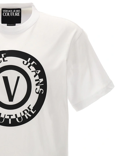 Shop Versace Jeans Couture Logo T-shirt White