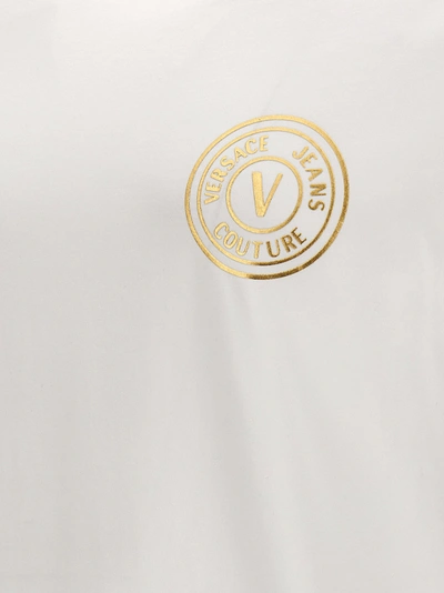 Shop Versace Jeans Couture Logo T-shirt White