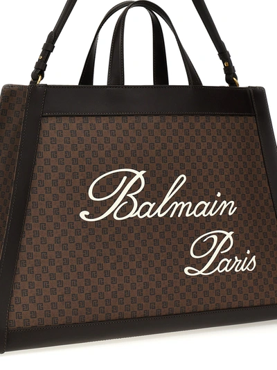 Shop Balmain Olivier Tote Bag Brown