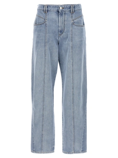 Shop Isabel Marant Vetan Jeans Light Blue