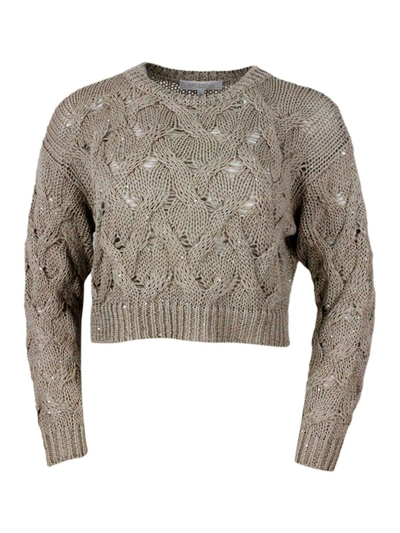 Shop Antonelli Firenze Sweaters In Beige