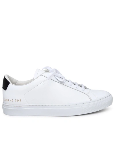 Shop Common Projects White Leather Sneakers