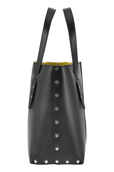 Fabiana Filippi Valentino Garavani Vlogo Leather Wallet In Black