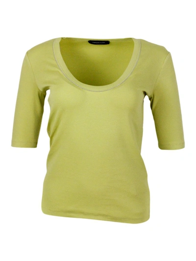 Shop Fabiana Filippi T-shirts And Polos In Lime