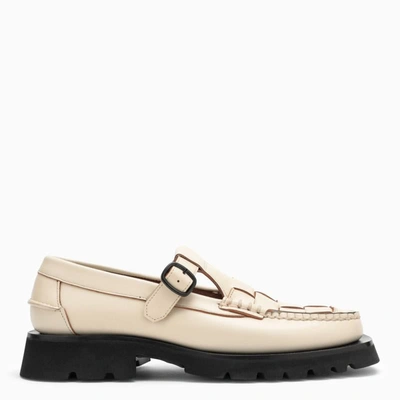 Hereu Soller Sport T-bar Loafers In Beige