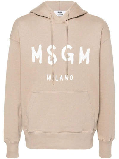 Msgm Sweatshirt  Herren Farbe Beige In Beige
