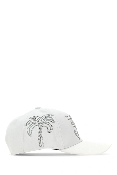 Shop Palm Angels Hats In Offwhite
