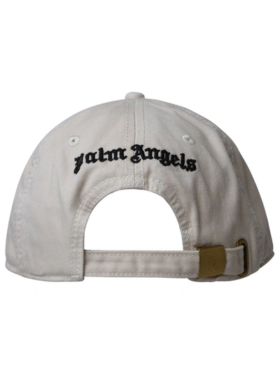 Shop Palm Angels Beige Cotton Hat