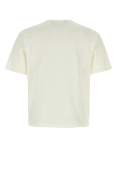 Shop Palm Angels T-shirt In Whiteoffwhite
