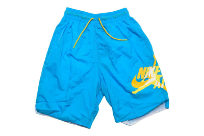 Pre-owned Nike Jordan Jumpman Classics Poolside Shorts Equator Blue/amarillo