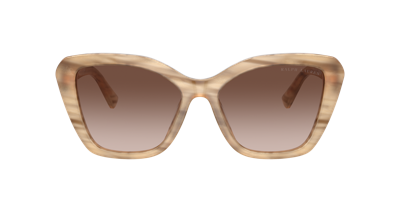 Shop Ralph Lauren Woman Sunglass Rl8216u The Isabel In Gradient Brown