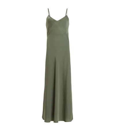 Shop Allsaints Bryony Midi Dress In Green