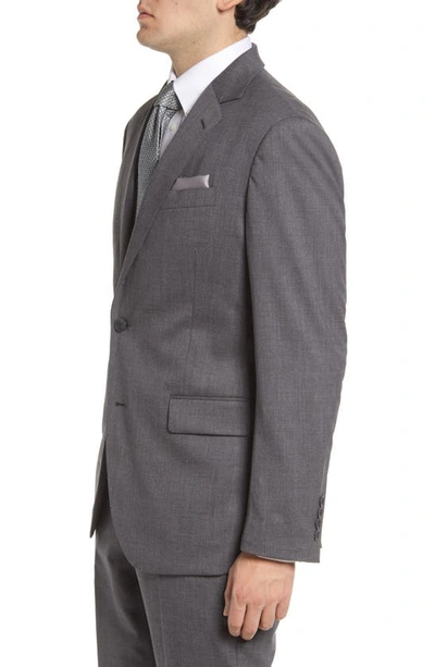Nordstrom Tech-smart Trim Fit Stretch Wool Sport Coat In Grey Charcoal