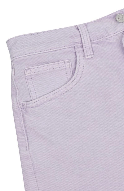 Shop 7 For All Mankind Easy Ruby High Waist Relaxed Cutoff Denim Shorts In Lavender