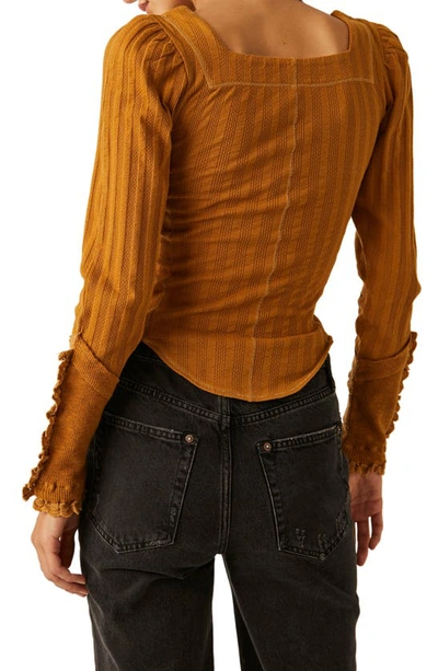 Shop Free People Could I Love You More Top In Tiger Eye