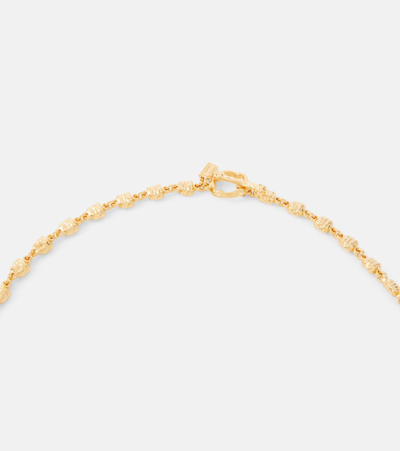 Shop Tom Ford Moon Lariat Necklace In Gold